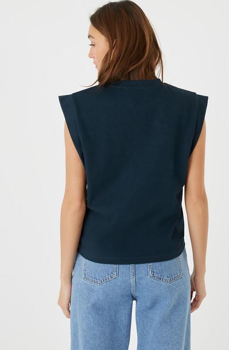 Produktbild La Redoute Collections Ärmelloses Top mit rundem Ausschnitt (XL)