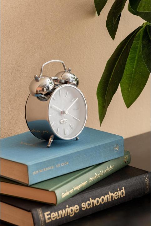 Actual product image Karlsson Classic alarm clock Pearl Glow Silver