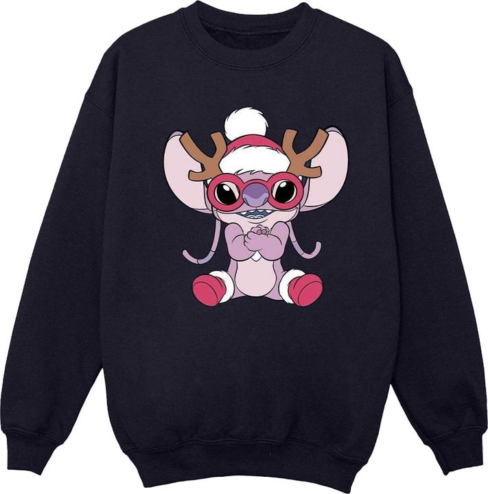 Immagine prodotto Disney Lilo & Stitch Angel Reindeer Felpa Ragazze (152, 158)