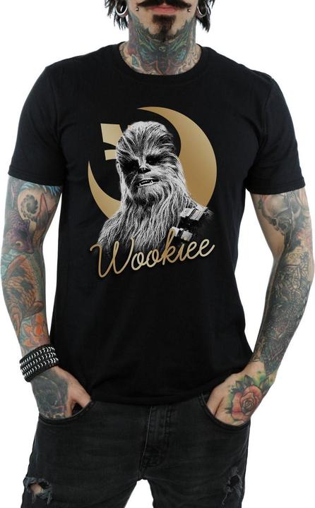 Immagine prodotto Star Wars The Last Jedi Gold Chewbacca Maglietta Uomo (3XL)