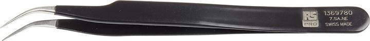 Image du produit Rs Pro ESD epoxy coated tweezers curved 120mm