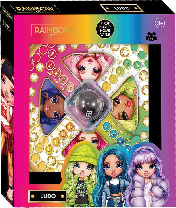 Actual product image Rainbow High Ludo board game
