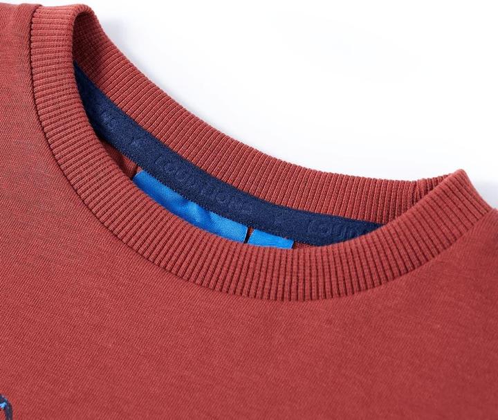 Immagine prodotto VidaXL Camicia da bambino a maniche lunghe rosso scuro 140,Materiale: 100 (140)
