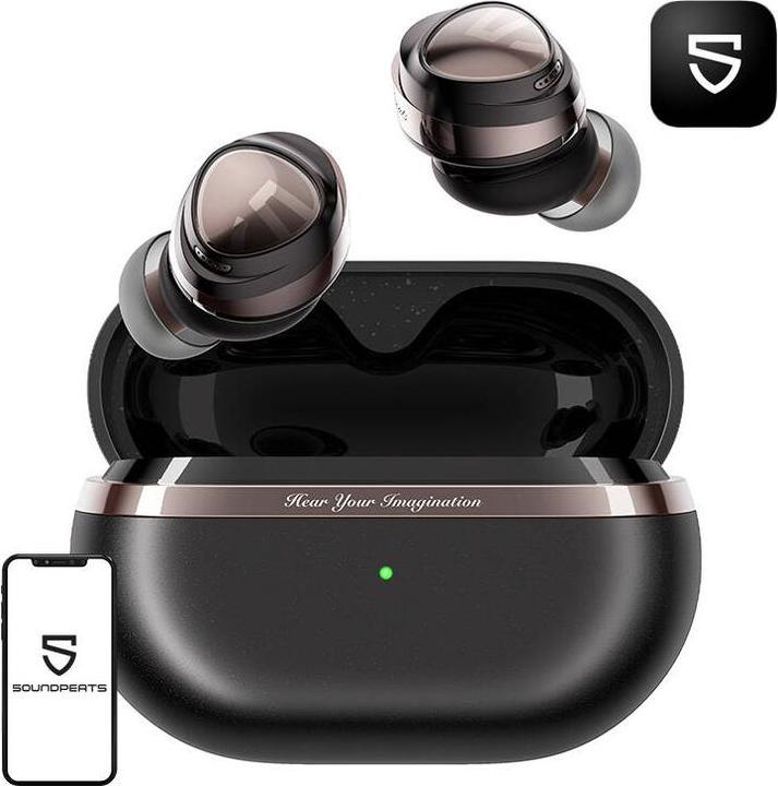 Productafbeelding Soundpeats Oortelefoon Opera03 (zwart) (ANC, 33 h, Draadloze)