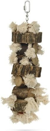 Beeztees Bz Jeu En Bois Avec Corde Grand-Sitt