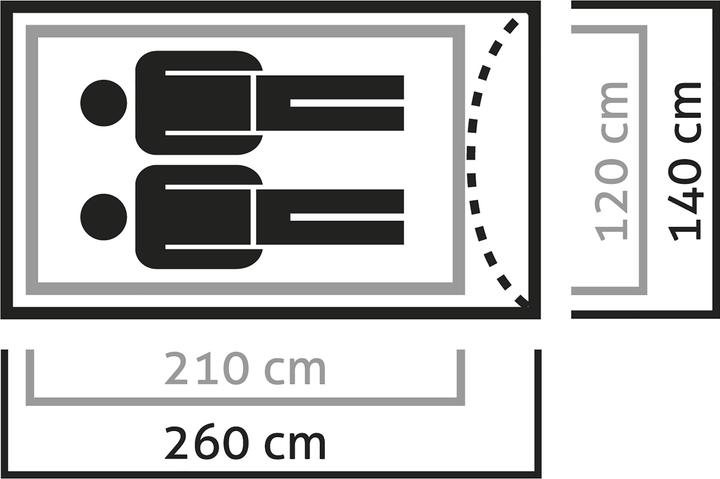 Produktbild Salewa Litetrek II (Kuppelzelt, 2.47 kg, 2 Personen)