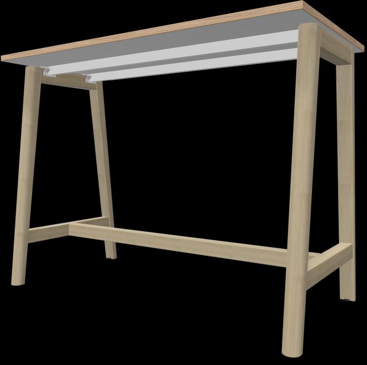 Actual product image Narbutas Nova Wood high table (140 x 70 x 105 cm)
