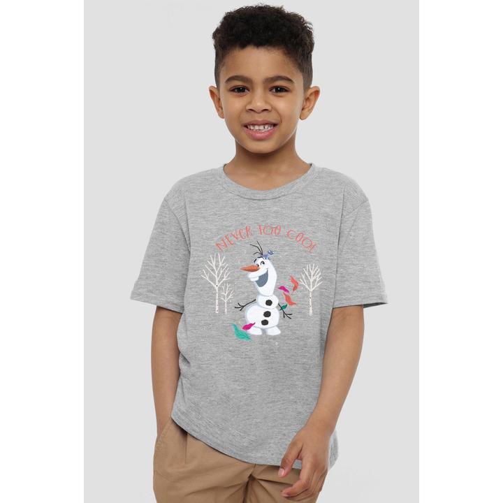Immagine prodotto Disney Frozen Never Too Cool Maglietta Olaf Bambini (152, 158)