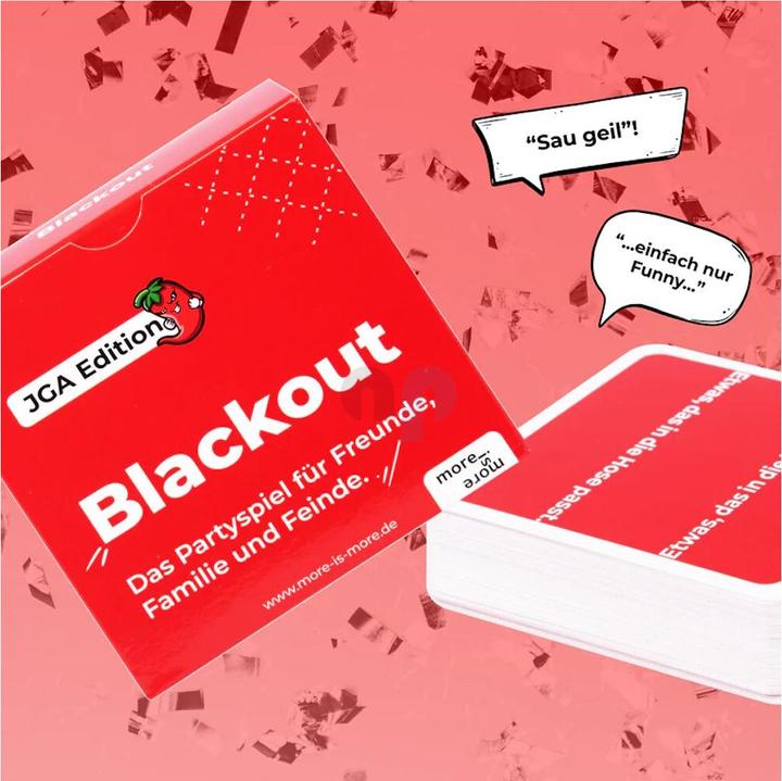 Image du produit More is more Blackout - Édition JGA - Le jeu de fête pour les amis, la famille et les ennemis (Allemand)