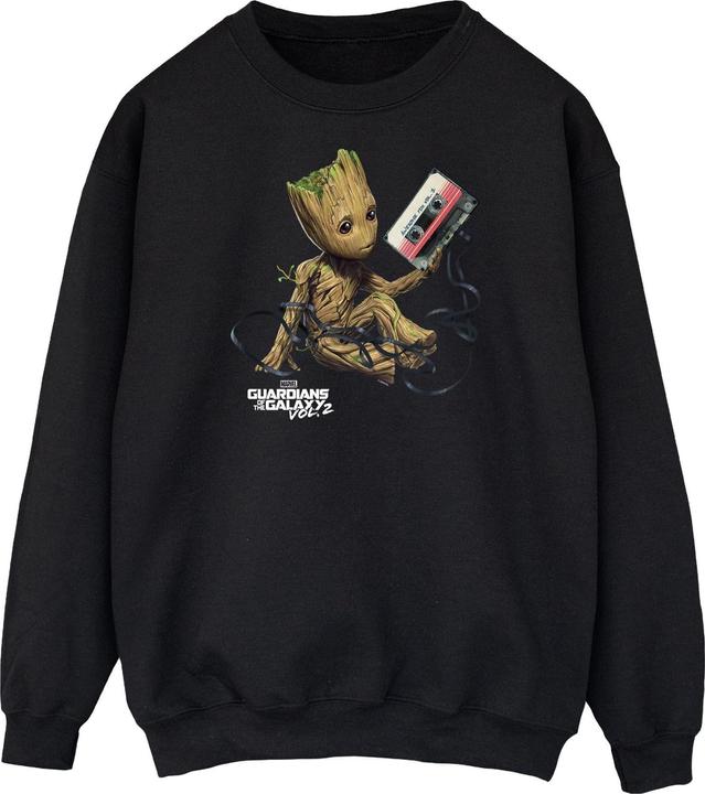Actual product image Mens Guardians Of The Galaxy Groot Tape Sweatshirt (L)
