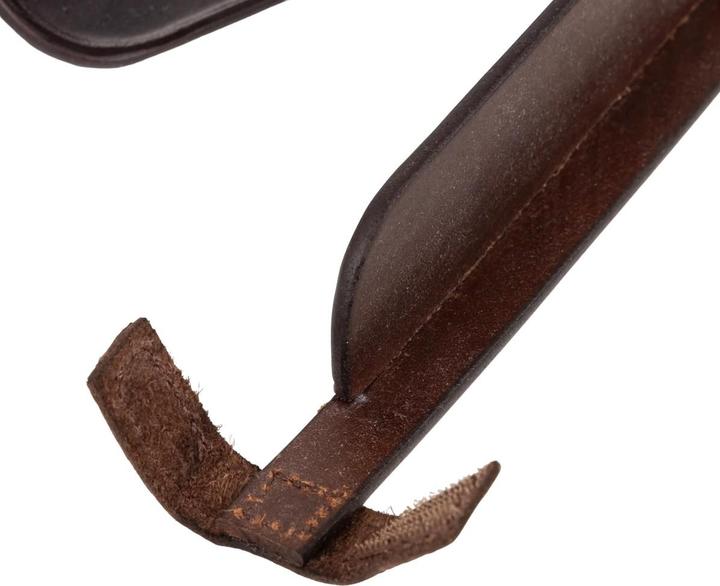 Actual product image Velociti Gara Leather Horse Blinkers