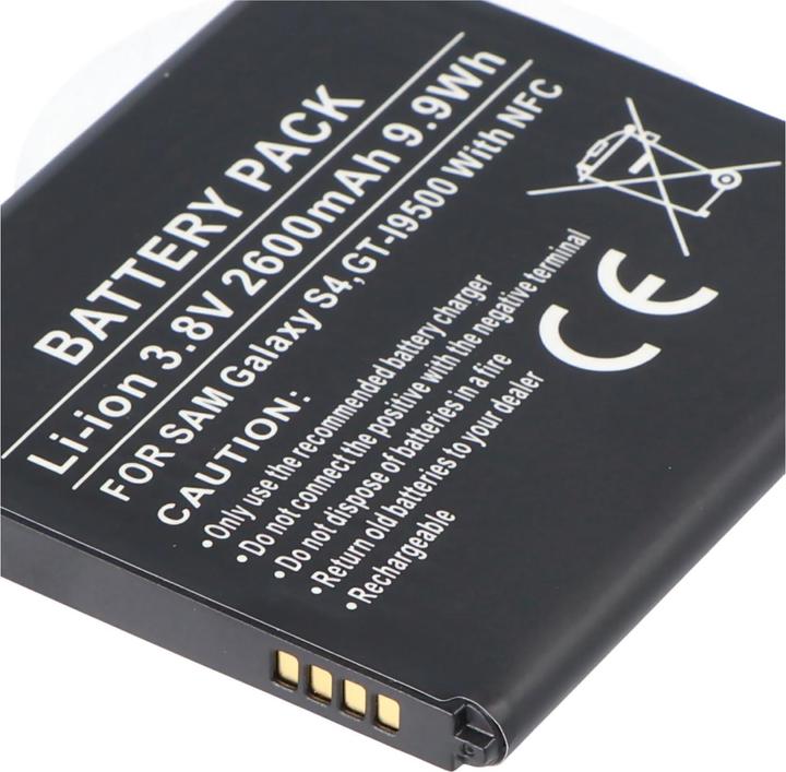 Actual product image AccuCell Battery Samsung Galaxy S4 with NFC