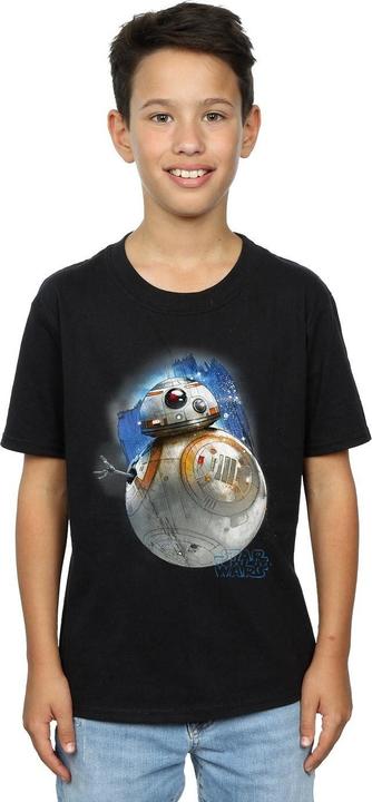 Actual product image Star Wars Boys The Last Jedi BB-8 Brushed T-Shirt (128)