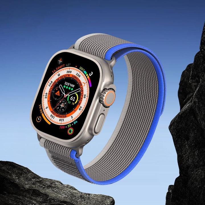 Immagine prodotto Dux Ducis Cinturino sportivo (44 mm, 45 mm, 42 mm, 49 mm, Nylon, Apple Watch Ultra, Apple Watch Series 2, Apple Watch Series 3, Apple Watch Series 1, Apple Watch Serie 4, Apple Watch Serie 5, Apple Watch Serie 6, Apple Watch Series 7, Apple Watch Series 8, Apple Watch Series 9, Apple Watch SE, Apple Watch Ultra 2)