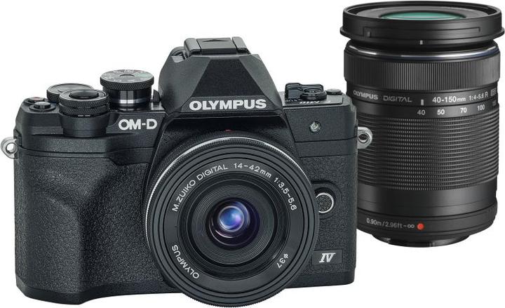 Image du produit Olympus E-M10 Mark IV + ED 14-42mm + ED 40-150mm (14 - 42 mm, 20.30 Mpx, 4/3)