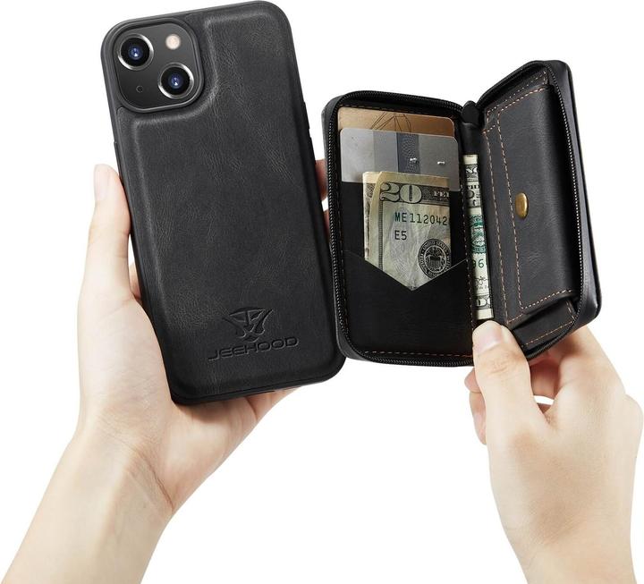Actual product image Cover-Discount iPhone 14 - Case with credit cards case black (Apple iPhone 14)