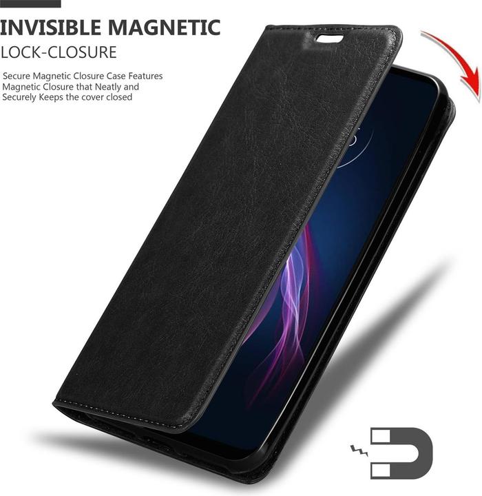 Productafbeelding Cadorabo Boek Onzichtbare Magneethoes (Motorola One Fusion+)