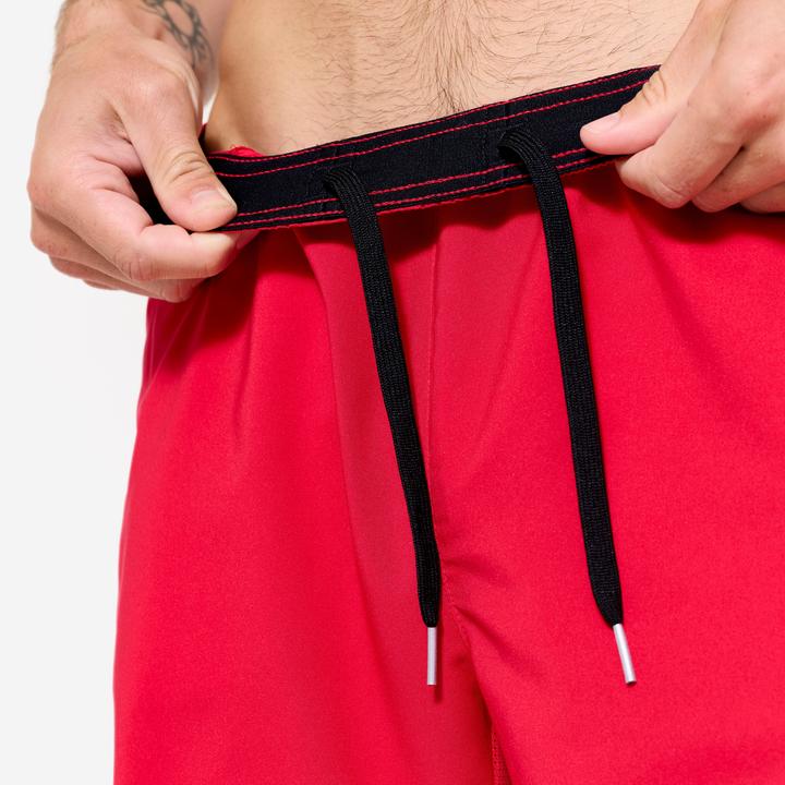 Produktbild Domyos Shorts Herren atmungsaktiv Reissverschlusstaschen - rot (S)