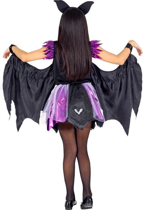Produktbild Widmann Fledermaus Kinderkostüm Kleid mit Tutu und Flügel, Ohren (146, 158)