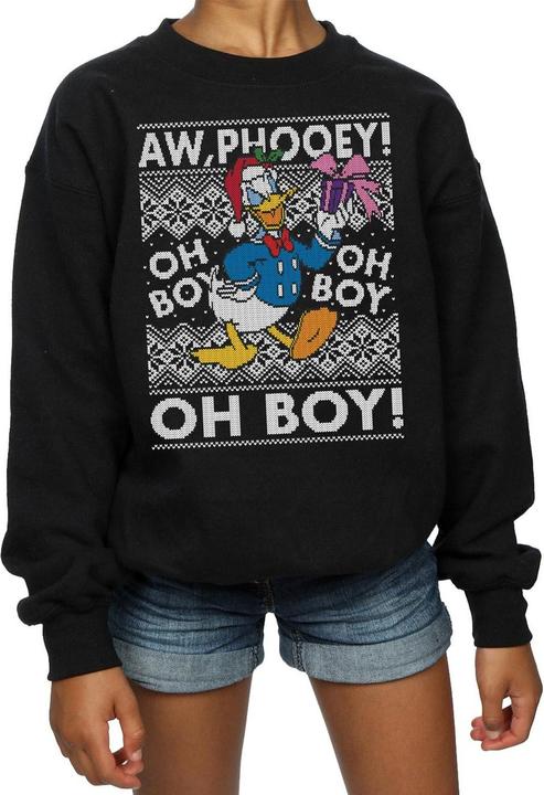 Immagine prodotto Disney Donald Duck Christmas Fair Isle Felpa Ragazze (116)
