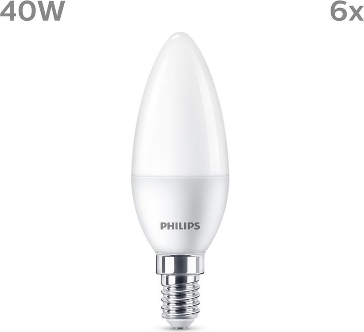 Image du produit Philips Lampe à Led (E14, 4.90 W, 470 lm, 3 x, F)