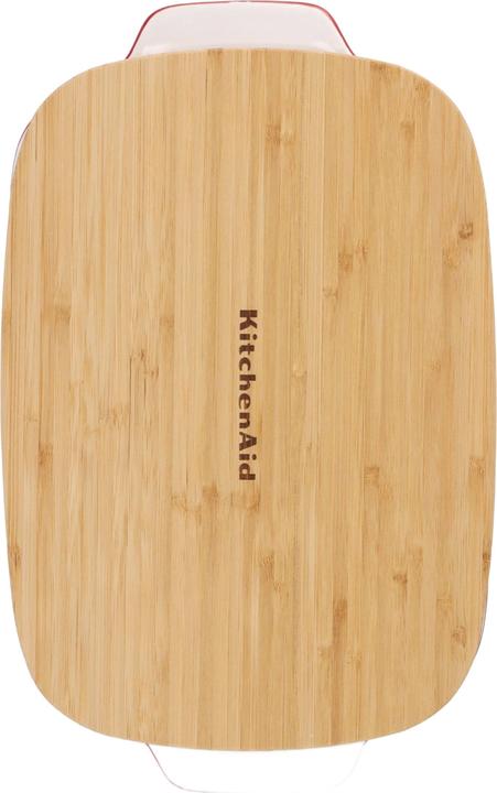 Image du produit KitchenAid couvre-joint avec couvercle bamboe - large - keizer rood