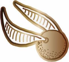 Produktbild NoName HARRY POTTER - Pin Badge Enamel - Golden Snitch