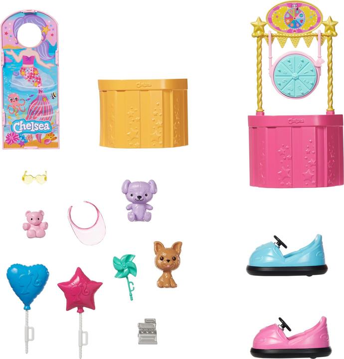 Produktbild Barbie Chelsea Puppe und Jahrmarkt Spielset