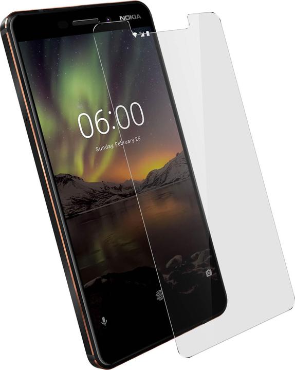 Actual product image Avizar Crystal clear film, glass screen protector (1 Piece, Nokia 6.1)