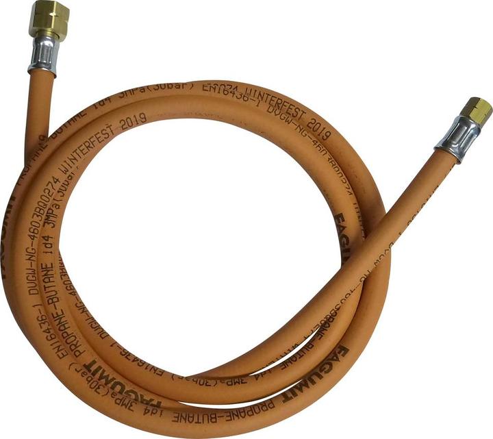Actual product image Borrmann Brenner High pressure hose for propane gas, 30 bar, length 6 m (6 m, 4 mm)