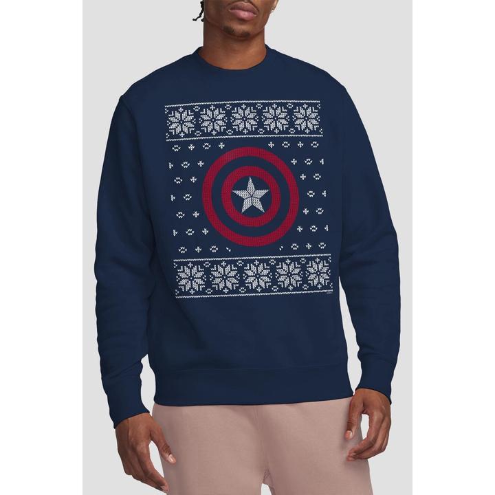 Immagine prodotto Captain America Felpa Scudo Adulto Unisex (XL)