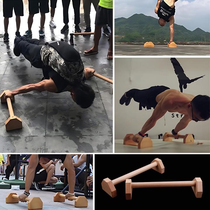 Actual product image Hermex Set of 2 push-up handles Push-up bar Handstand handles Push-up aids