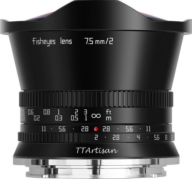Image du produit TTArtisan 7,5 mm, f/2.0 (Sony E, APS-C / DX)