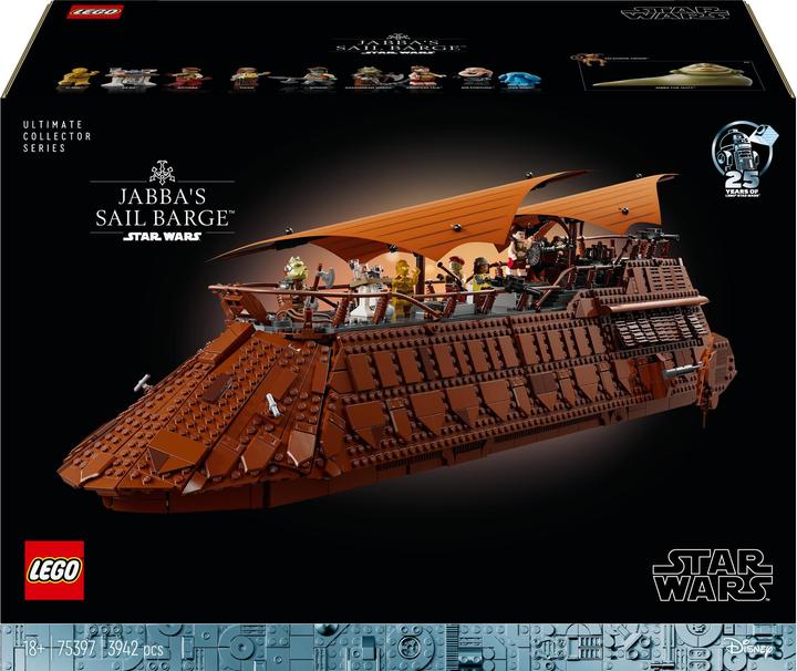 Produktbild LEGO Jabbas Segelbarke (75397, LEGO Star Wars, LEGO Seltene Sets)