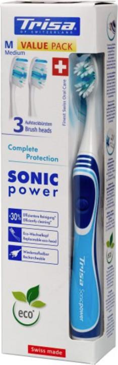 Actual product image Trisa SonicPower Complete Protection medium Promo (Sonic toothbrush)