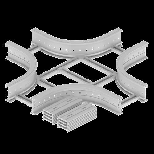 Image du produit Unex 67328-04 Croisement 135x300 R300 en U23X RAL7035