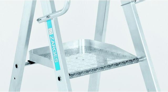 Image du produit Zarges Escabeau en aluminium avec grande plate-forme (Échelle deux plans, 332 cm)
