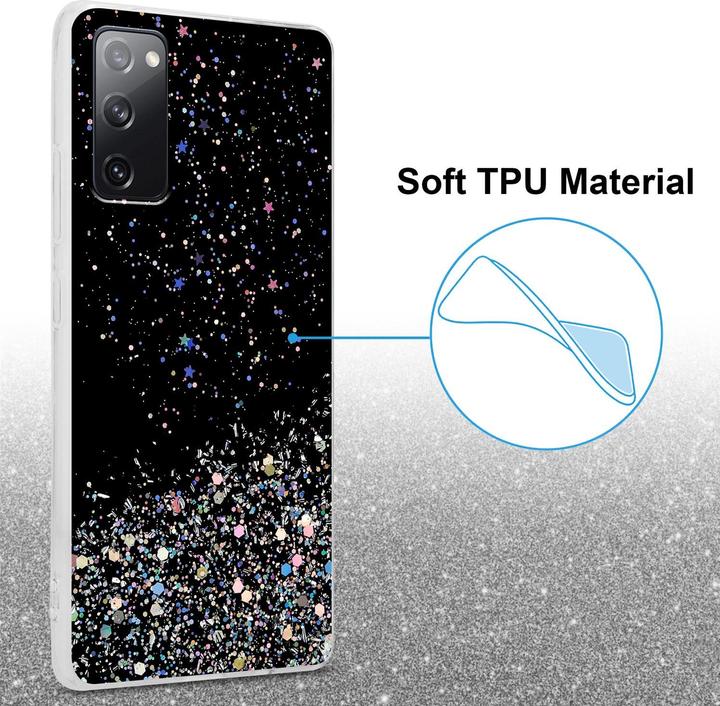 Actual product image Cadorabo TPU cover sparkling glitter (Samsung Galaxy S20 FE)