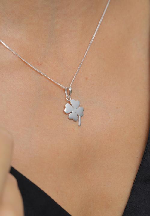 Produktbild Elli mit Anhänger Glücksbringer Kleeblatt (Sterling Silber, 45 cm)