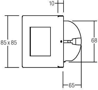 Actual product image Brumberg LED wall lamp (40 lm)