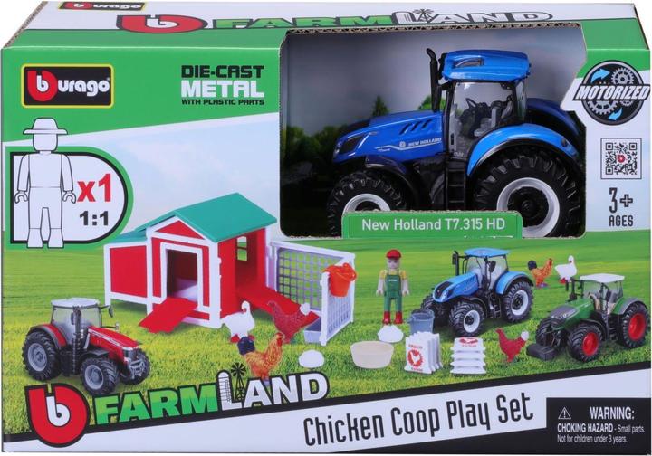 Actual product image Bburago Chicken coop with tractor
