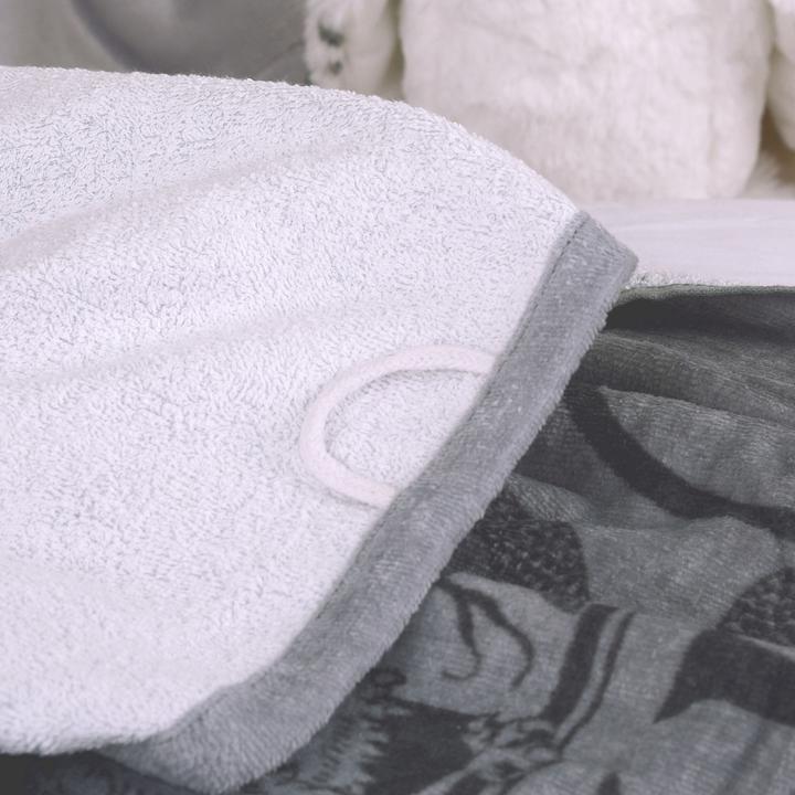 Image du produit Herding Serviette de bain en velours gris Harry Potter 70 x 140 cm (70 x 140 cm)