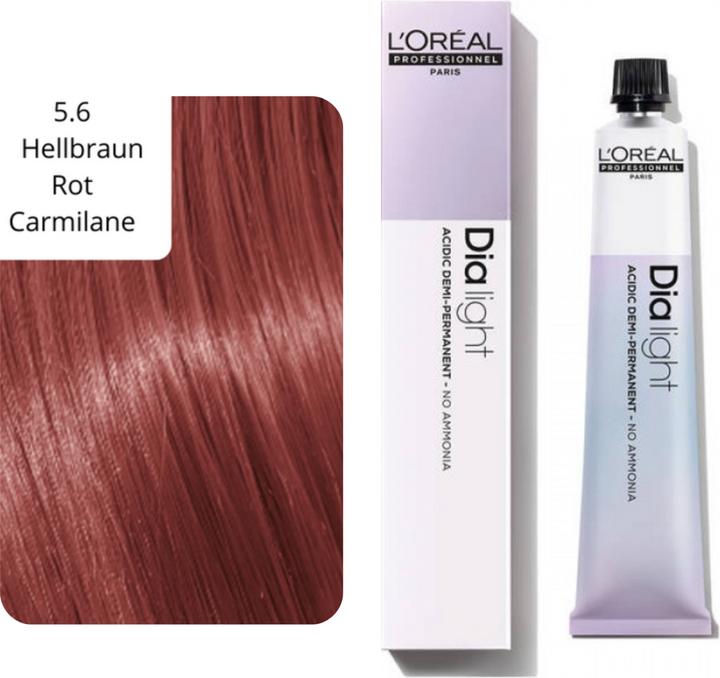 Produktbild L'Oréal Professionnel Dia Light (5.6 Hellbraun Rot Carmilane)