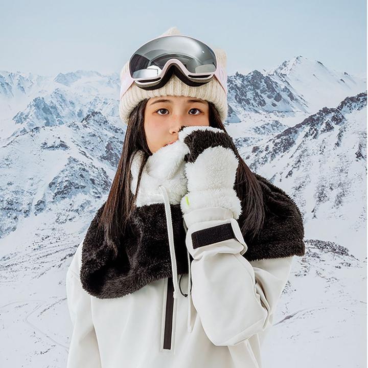 Actual product image Qunature Panda Ski Balaclava for Kids/Adults Size M - Black/White
