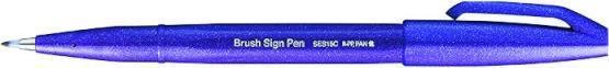 Actual product image Pentel Sign Pen Brush (Violet, 1 x)