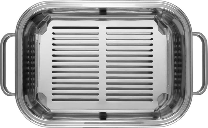 Produktbild WMF Dampfgarer Bräter 6,5l Glasdeckel Garblech Vitalis Aroma Edelstahl Induktion