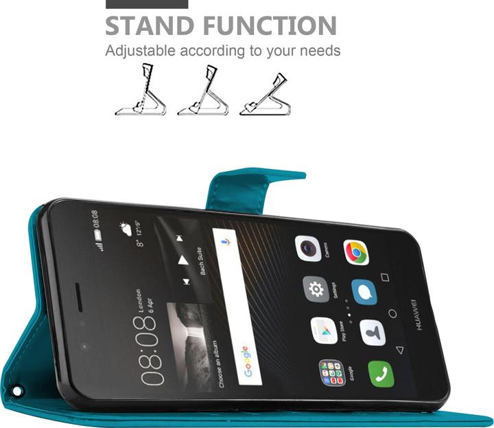 Produktbild Cadorabo Flower Book Cover (Huawei P9 Lite)