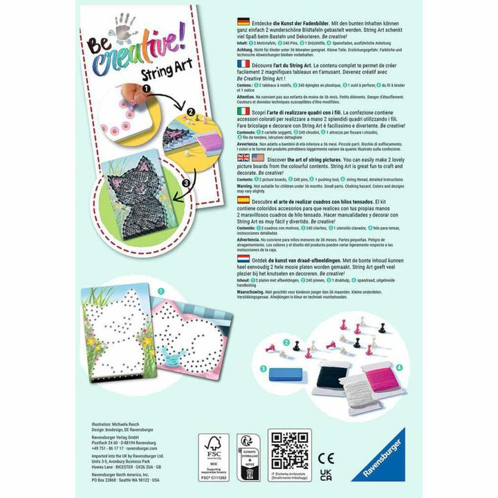 Produktbild Ravensburger String Art Cats