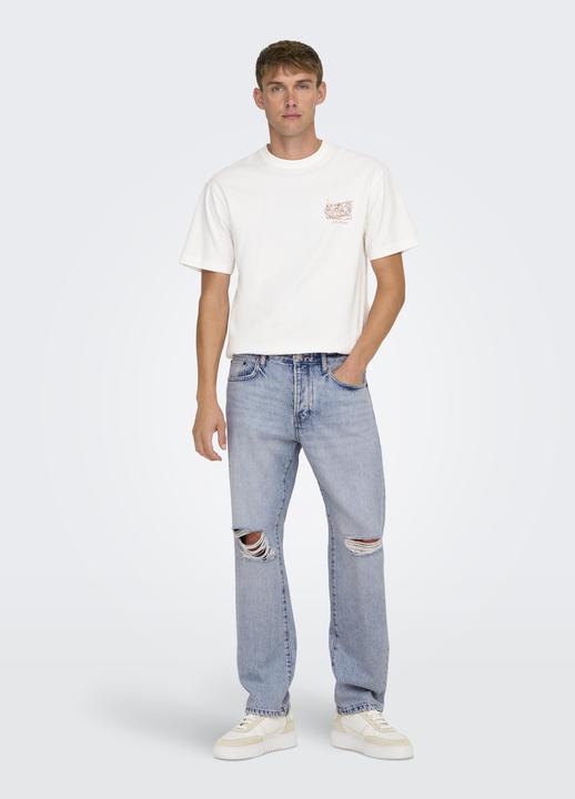 Produktbild Only & Sons ONSEDGE Mittlere Taille Gerade geschnitten Jeans Normal geschnitten jeans (W30/L32)