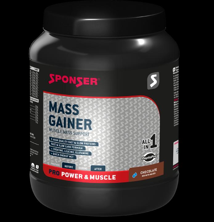 Image du produit Sponser Pro Mass Gainer (Chocolat, 1 pcs, 1200 g)